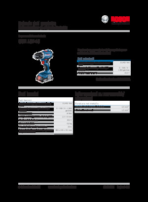 Акумуляторні дрилі та шуруповерти Bosch GSR 18V-45