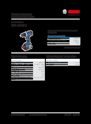 Акумуляторні дрилі та шуруповерти Bosch GSR 18V-60 C