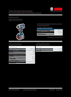 Акумуляторні дрилі та шуруповерти Bosch GSR 18V-60 FC