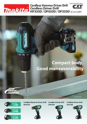 Акумуляторні дрилі та шуруповерти Makita DF033D