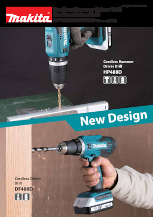 Акумуляторні дрилі та шуруповерти Makita HP488D