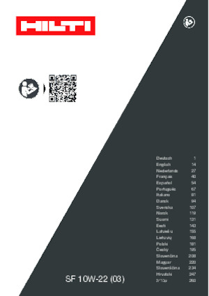 Акумуляторні дрилі та шуруповерти Hilti SF 10W-22