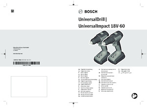 Акумуляторні дрилі та шуруповерти Bosch UniversalImpact 18V-60