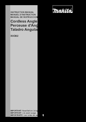 Акумуляторні дрилі та шуруповерти Makita XAD02