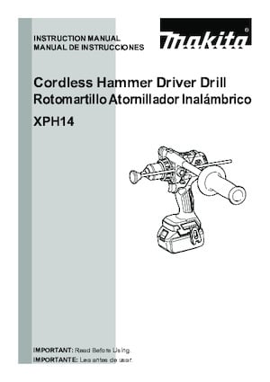 Акумуляторні дрилі та шуруповерти Makita XPH14Z