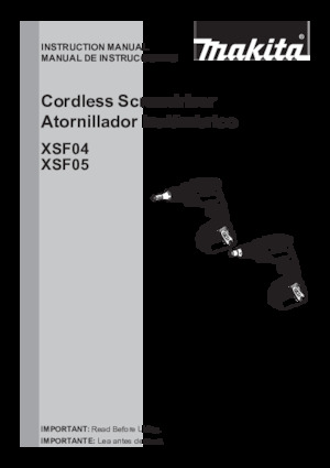 Акумуляторні дрилі та шуруповерти Makita XSF05Z
