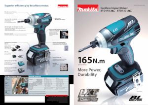 Акумуляторні ударні гайковерти та гайковерти Makita BTD145 
