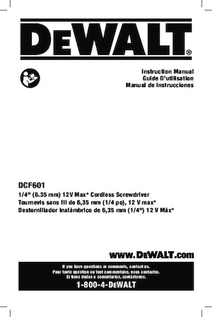 Акумуляторні ударні гайковерти та гайковерти DEWALT DCF601F2