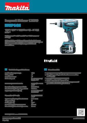 Акумуляторні ударні гайковерти та гайковерти Makita DTP141