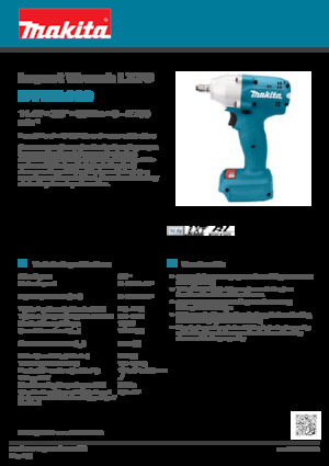 Акумуляторні ударні гайковерти та гайковерти Makita DTWA100