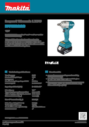 Акумуляторні ударні гайковерти та гайковерти Makita DTWA260
