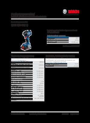 Акумуляторні ударні гайковерти та гайковерти Bosch GDR 18V-210 C