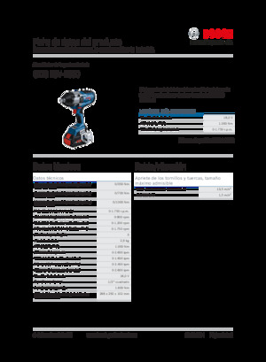 Акумуляторні ударні гайковерти та гайковерти Bosch GDS 18V-1000