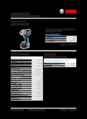 Акумуляторні ударні гайковерти та гайковерти Bosch GDS 18V-450 HC