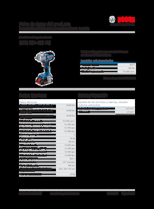 Акумуляторні ударні гайковерти та гайковерти Bosch GDS 18V-450 HC