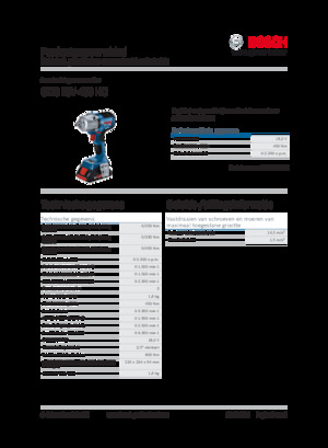 Акумуляторні ударні гайковерти та гайковерти Bosch GDS 18V-450 HC