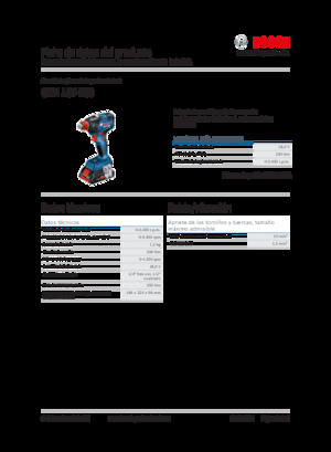 Акумуляторні ударні гайковерти та гайковерти Bosch GDX 18V-200