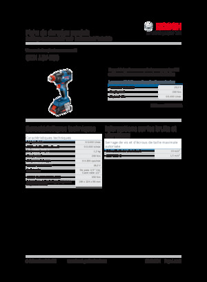 Акумуляторні ударні гайковерти та гайковерти Bosch GDX 18V-200