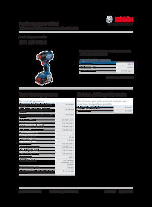 Акумуляторні ударні гайковерти та гайковерти Bosch GDX 18V-210 C