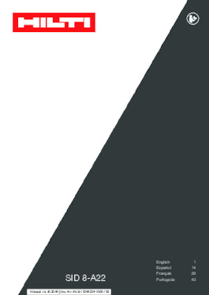 Акумуляторні ударні гайковерти та гайковерти Hilti SID 8-A22 