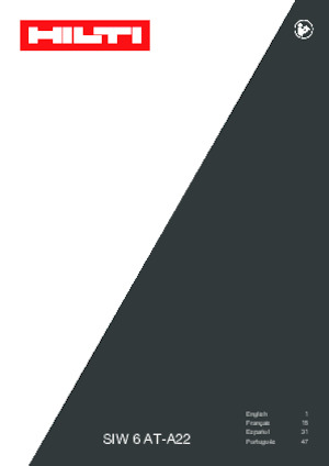 Акумуляторні ударні гайковерти та гайковерти Hilti SIW 6AT-A22 