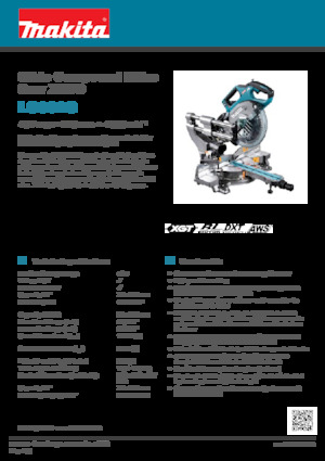 Акумуляторні торцювальні пили Makita LS002G