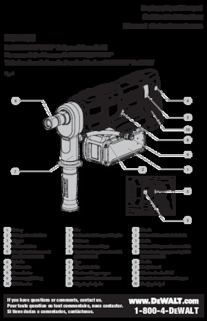 Акумуляторні перфоратори SDS DEWALT DCD150Z2