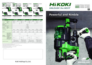 Акумуляторні перфоратори SDS HiKOKI DH1826DC