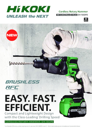 Акумуляторні перфоратори SDS HiKOKI DH18DPB