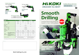 Акумуляторні перфоратори SDS HiKOKI DH36DPE