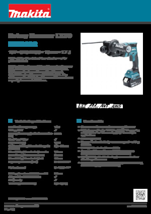 Акумуляторні перфоратори SDS Makita DHR182
