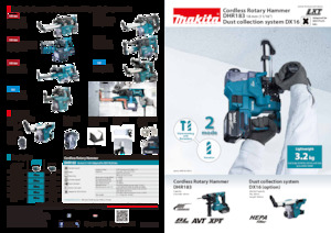 Акумуляторні перфоратори SDS Makita DHR183
