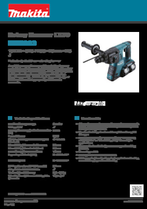 Акумуляторні перфоратори SDS Makita DHR263