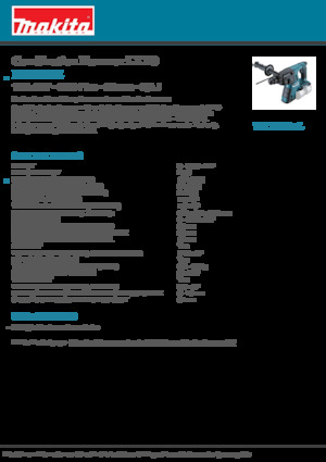 Акумуляторні перфоратори SDS Makita DHR263Z
