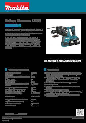 Акумуляторні перфоратори SDS Makita DHR281