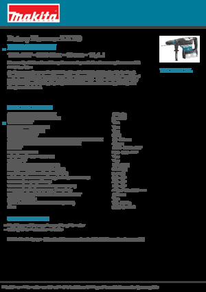 Акумуляторні перфоратори SDS Makita DHR400ZKUN