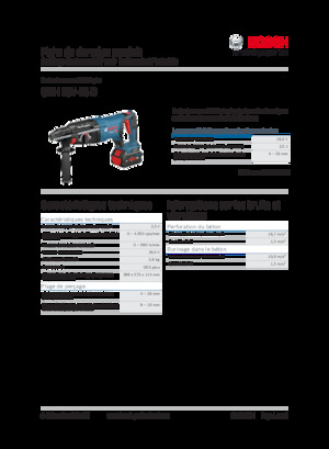 Акумуляторні перфоратори SDS Bosch GBH 18V-26 D