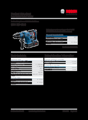 Акумуляторні перфоратори SDS Bosch GBH 18V-36 C