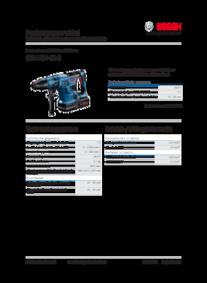 Акумуляторні перфоратори SDS Bosch GBH 18V-36 C