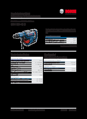 Акумуляторні перфоратори SDS Bosch GBH 18V-45 C