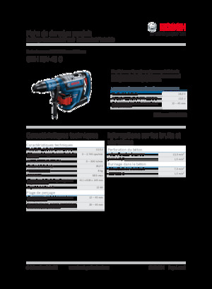 Акумуляторні перфоратори SDS Bosch GBH 18V-45 C