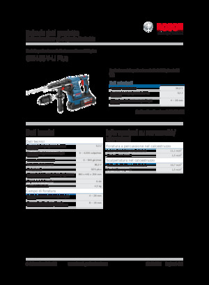 Акумуляторні перфоратори SDS Bosch GBH 36 V-LI Plus