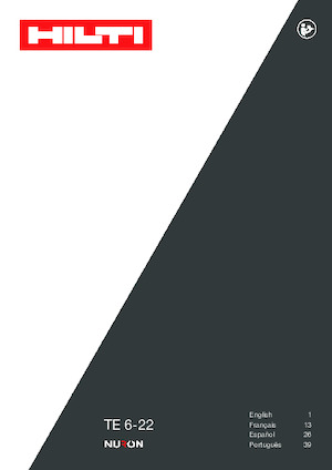 Акумуляторні перфоратори SDS Hilti TE 6-22