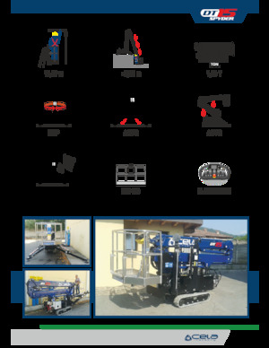 Гусеничні підйомники з шарнірною стрілою CELA DT 15 Spyder