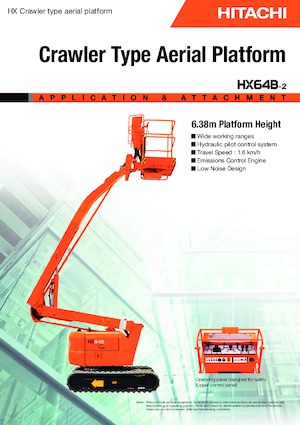 Гусеничні підйомники з шарнірною стрілою Hitachi HX 64 B 2