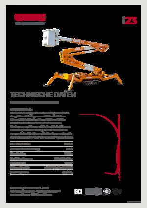 Гусеничні підйомники з шарнірною стрілою CMC i23
