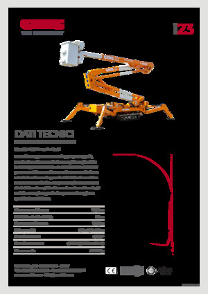 Гусеничні підйомники з шарнірною стрілою CMC i23