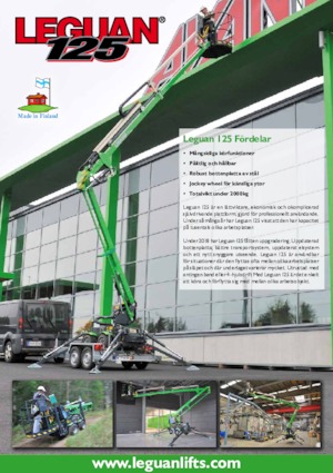 Гусеничні підйомники з шарнірною стрілою Avant Tecno Leguan 125M2