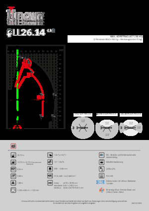Гусеничні підйомники з шарнірною стрілою Hinowa Lightlift 26.14 Performance IIIS MK3