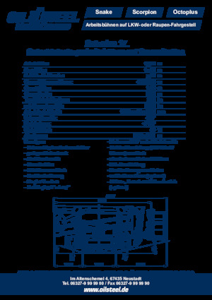 Гусеничні підйомники з шарнірною стрілою Oil & Steel Octoplus 17